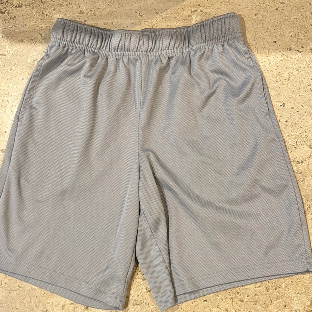 Tek Gear Gray Athletic Shorts Lightweight Moisture-Wicking